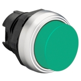 LPCB203 Толкатель кнопки пластиковый, выступающий тип, без фиксации, (без крепежного основания ..AU120), цвет зеленый
