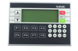 XP2-18R Панель HMI + ПЛК, 10DI/8DO, релейный выход, 3.7 дюймовый голубой LCD, разрешение 192×64, RS-232 + RS485, Габаритные размеры: 172×121×56,5 мм, Размер выреза для установки: 164×113 мм