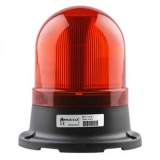 SNT-125-1 Сигнальный маяк 100 мм, куполовидный, монтаж на поверхность, 5 режимов свечения, Красный, 85-260V AC/DC, IP65.