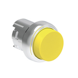 LPSB205 Металлическая кнопка Platinum диаметром 22 мм, выступающая, без фиксации, цвет желтый, без крепежного основания LPXAU120M