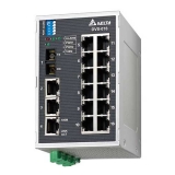 DVS-016W01-MC01 (больше не поставляется) Неупр. коммутатор Ethernet,15 портов FE, 1 порт SC MultiMode 5 км, реле, -40...+75 С