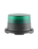 FNAZ-M725-F-2 (полный аналог MUCCO SNT-M725-F-2)  Маяк сигнальный 70 мм,  низкопрофильный плафон, режим работы - мигающий, Питание 40-260V AC/DC, Цвет зеленый