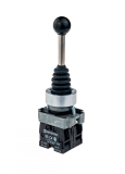 MTB2-PA12 Джойстик в сборе, 2NO, 2 полож. фикс., мет.