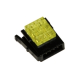 CNE-P04-YW Штекер на кабель, желтый, 4-контактное, AWG 24 до 26, сечение провода 0.13 до 0.21, диаметр 1.0 до 1.2мм