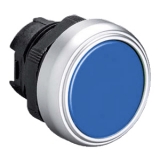 LPCQ106 Толкатель кнопки пластиковый, c фиксацией, (без крепежного основания ..AU120) цвет голубой