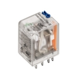 DRM570110LT  Реле 5А, 4С, 110VDC, Светодиод + тествая кнопка,Weidmuller