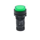 MTB7-EW33616 Кнопка зеленая выступающая с подсветкой, 1NO, 220V AC, IP54, пластик
