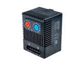 MTK-CT2 Термостат щитовой биметаллический для управления с нагревателями и вентиляторами в шкафах автоматики и электрошкафах. Установка на DIN-рейку, Выход 1НО+1НЗ  (AC 250 В, 10 (2) A), Диапазон настройки от 0 до +60 °C, IP20, вес 90 г