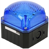 MQVX-00-B 12-48VDC Стробоскопический светильник, диаметр 95 мм, питание 12-48VDC, IP65, цвет синий