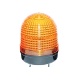MS86T-R00-Y Многофункциональная светодиодная сигнальная лампа, d = 86 мм, постоянное + мигающее свечение + Вращение, Питание 12-24VDC, Цвет плафона - Желтый. IP65