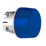 8 LM2T IL106  Колпачок светового индикатора в металлическом корпусе, Цвет: синий
