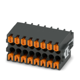 DFMC 0,5/ 8-ST-2,54-RF Разъемы для печатной платы, номинальное сечение: 0,5 мм², цвет: черный, номинальный ток: 6 A, расчетное напряжение (III/2): 160 В, поверхность контакта: Золото, тип контактов: Гнездовая часть, Количество потенциалов: 16, Количество 