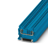 ST 1.5 BU, Проходные клеммы, номинальное напряжение: 500 В, номинальный ток: 17,5 A, тип подключения: Пружинный зажим, количество точек подсоединения: 2, cечение: 0,08 мм² - 1,5 мм², AWG: 28 - 16, ширина: 4,2 мм, цвет: синий, тип монтажа: NS 35/7,5, NS 35