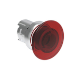 LPSBL6144 Грибовидная, металлическая кнопка Platinum диаметром 40 мм, с подсветкой, без фиксации, цвет красный, без крепежного основания LPXAU 120M