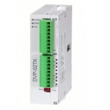 DVP02TKR-S Температурный контроллер, базовый модуль, 2 канала, 16 бит, 4 DO (реле), RS485