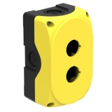 LPZP2A5  Корпус пластиковый для пультов управления, 2 отверстие под кнопки,  цвет желтый