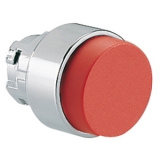 8LM2TB204 Толкатель кнопки в металлическом корпусе, выступающий тип, без фиксации, (без крепежного основания ..AU120), цвет красный