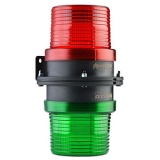 SNT-2X925-B Сигнальный маяк, двойной, 5 режимов свечения, RG, 85-260V AC/DC, IP65. Зуммер