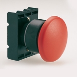 8 LP2T B6144  Толкатель грибовидной кнопки d=40 мм, в пластиковом корпусе, без фиксации, (в комплекте скрепежным основанием ..AU120), цвет красный