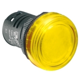 8LP2TILE5P Светосигнальный моноблок постоянного свечения, желтый,110VAC