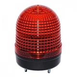 MS86S-S00-R Ксеноновая стробоскопическая сигнальная лампа, диаметр 86 мм, Литая конструкция, Питание 12-24 VAC/DC, Цвет Красный, IP65