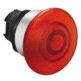 LPCBL6144 Толкатель грибовидной кнопки d=40 мм в пластиковом корпусе, с возможностью установки подсветки, без фиксации, (без крепежного основания ..AU120), цвет красный