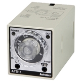 ATS11-11D Компактный аналоговый таймер, 6 режимов, Универсальная шкала(0.1 сек.-10час.), DPDT(2c), 12VDC, 11-контактный, (Ответная колодка по запросу)