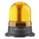 SNT-715-F-3 Сигнальный маяк 70 мм, куполовидный, монтаж на поверхность, мигающее свечение, Жёлтый, 24V/DC, IP65. preview