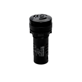 MT22-FM220E Зуммер без подсветки, 80дБ, черный, 220V AС, IP65, пластик