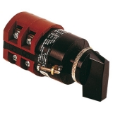7 GN12 91 U11 КУЛАЧКОВЫЙ ВЫКЛЮЧАТЕЛЬ ДВУХПОЛЮСНЫЙ С РУКОЯТКОЙ 2 ПОЛОЖЕНИЯ С УСТАНОВКОЙ НА ПЕРЕДНЮЮ П