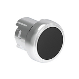 LPSB102 Металлическая кнопка Platinum диаметром 22 мм, утапливаемая, без фиксации, цвет черный, без крепежного основания LPXAU 120M