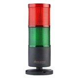 SNT-7022-SB2 Светосигнальная колонна, 70 мм, 2 секции, постоянное свечение, зуммер, 40-260V AC/DC, RG, IP65 preview