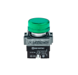 MTB2-BV633 Сигнальная лампа в сборе, зеленый, 220V AC/DC, мет.