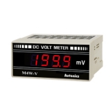 M4W-DV-1 Измеритель, Постоянное напряжение, W96xH48мм, СИД 3 1/2-знака, 199.9мВ полная шкала, 110 и 220VAC