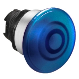 LPCBL6146 Толкатель грибовидной кнопки d=40 мм в пластиковом корпусе, с возможностью установки подсветки, без фиксации, (без крепежного основания ..AU120), цвет синий