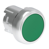 LPSB103 Металлическая кнопка Platinum диаметром 22 мм, утапливаемая, без фиксации, цвет зеленый, без крепежного основания LPXAU 120M