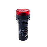 MT22-SM24 Зуммер с подсветкой, 80дБ, красный, 24V AC/DC, IP40, пластик