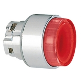 8 LM2T BL204   Толкатель кнопки в металлическом корпусе, выступающий тип, без фиксации, с возможностью установки подсветки, (без крепежного основания ..AU120), цвет красный