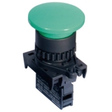 S2BR-P1G Толкатель пускового грибовидного кнопочного выключателя (выступающего типа), Без блоков контактов. цвет зеленый
