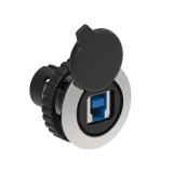LPFD05 Интерфейс USB, соединение типа В/А гнездо. Переходник под диаметр отверстия d=30 мм