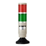 MT4B-2ALG-RG, Колонна светосигнальная d=45 мм, монтаж на пластиковое основание, 2 секции (лампа BA9S MAB-T09-S-024-05) постоянное свечение: цвета красный, зеленый; питание 24VAC/DC, IP54