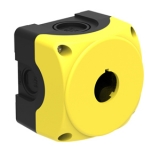 LPZP1A5  Корпус пластиковый для пультов управления, 1 отверстие под кнопку,  цвет желтый