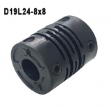 D19L24-8x8  COUPLING Муфта пластиковая для энкодера. внутр d=8 мм, внешний d=19 мм. длина муфты 24 мм