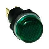 S140NY2 Сигнальная арматура зеленая d=14мм, с гайкой, 24V EMAS