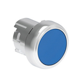 LPSB106 Металлическая кнопка Platinum диаметром 22 мм, утапливаемая, без фиксации, цвет синий, без крепежного основания LPXAU 120M