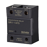 SR1-1440-N твердотельное реле,1 фаза, входное напряжение (управление) - 4-30VDC; напряжение нагрузки - 48-240VAC; Макс. ток нагрузки - 40A; с переходом через ноль/с мгновенным включением - Zero cross turn-on