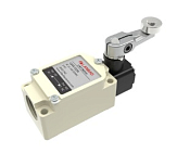 LSAR-5104 Концевой выключатель, металлический корпус, Тип толкателя - роликовый рычаг (длинный рычаг R=38мм с роликом Ф=17x4,7мм), НО/НЗ (4A/250V)
