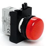 CM060XK Арматура сигнальная красная со светодиодом 12-30 В перем. и пост. тока preview