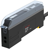 FD2-PB11R Усилитель для оптоволоконных датчиков, 1 цифровой дисплей, выход  PNP, красный 660 нм, режим работы на свет/на затемнение, питание 12-24VDC, задержка вкл./выкл. от 1 до 40 мс. IP54, Кабель 2 метра