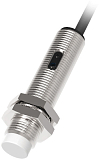 CR12CN04DNO Емкостной датчик цилиндрический, M12x56 мм, медно-никелевый сплав, незаподлицо, выход NPN НО, расст. сраб. Sn=4 мм, питание 10…30VDC, 50 Гц, IP67, кабель 2 м